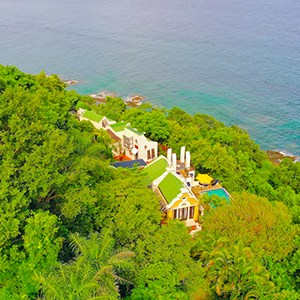 180 Degree views of the Caribbean Sea