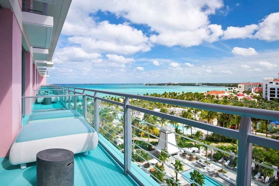 Ocean view balcony