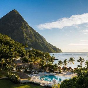 Views of the Pitons