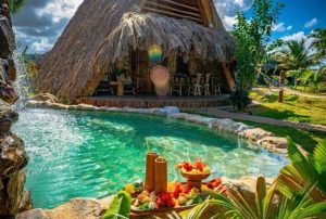 chalet tropical pool